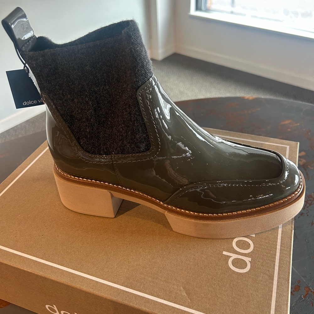 Dolce Vita olive green boot. New! Size 8